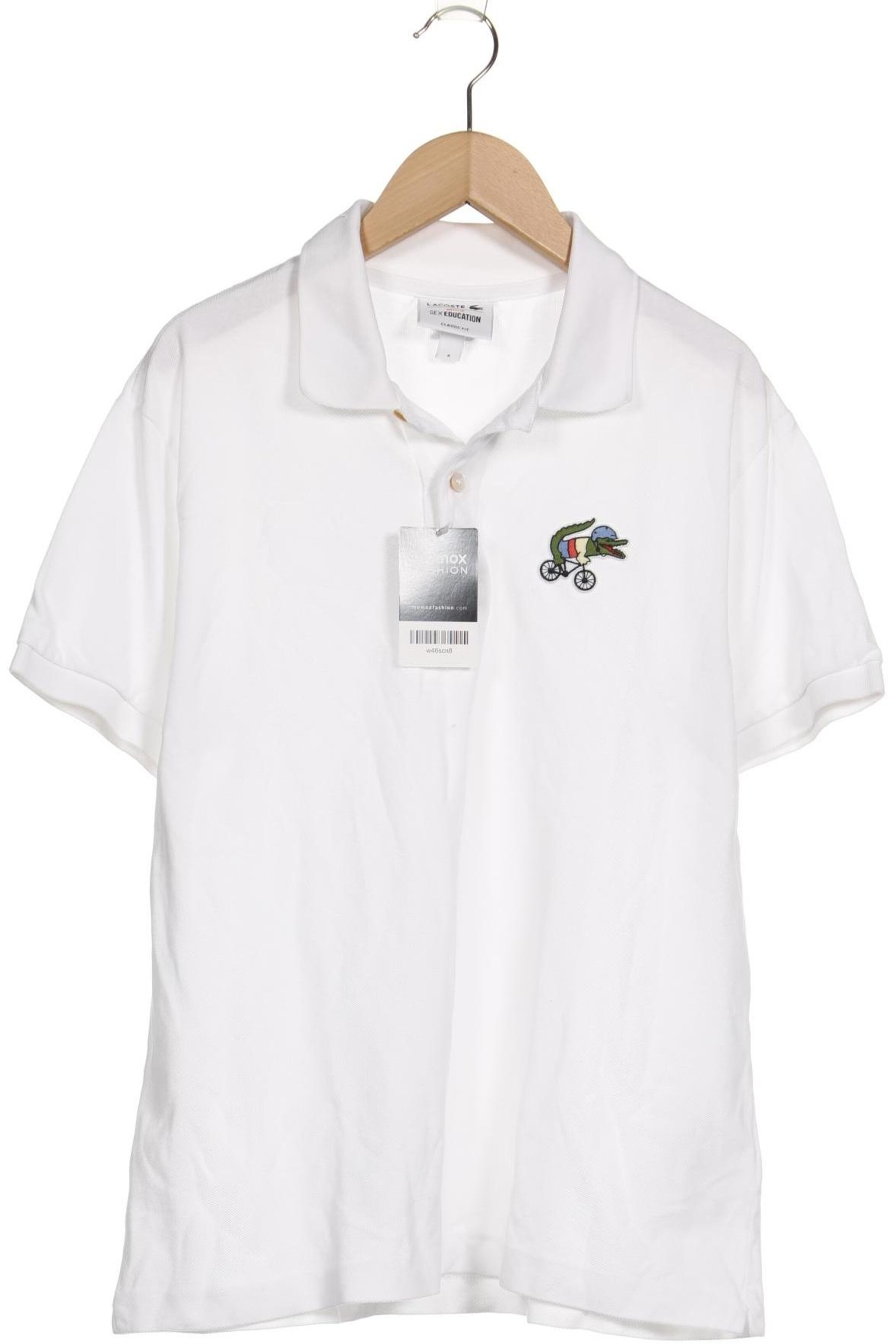 LACOSTE Poloshirt in M-L in weiß, Produktansicht