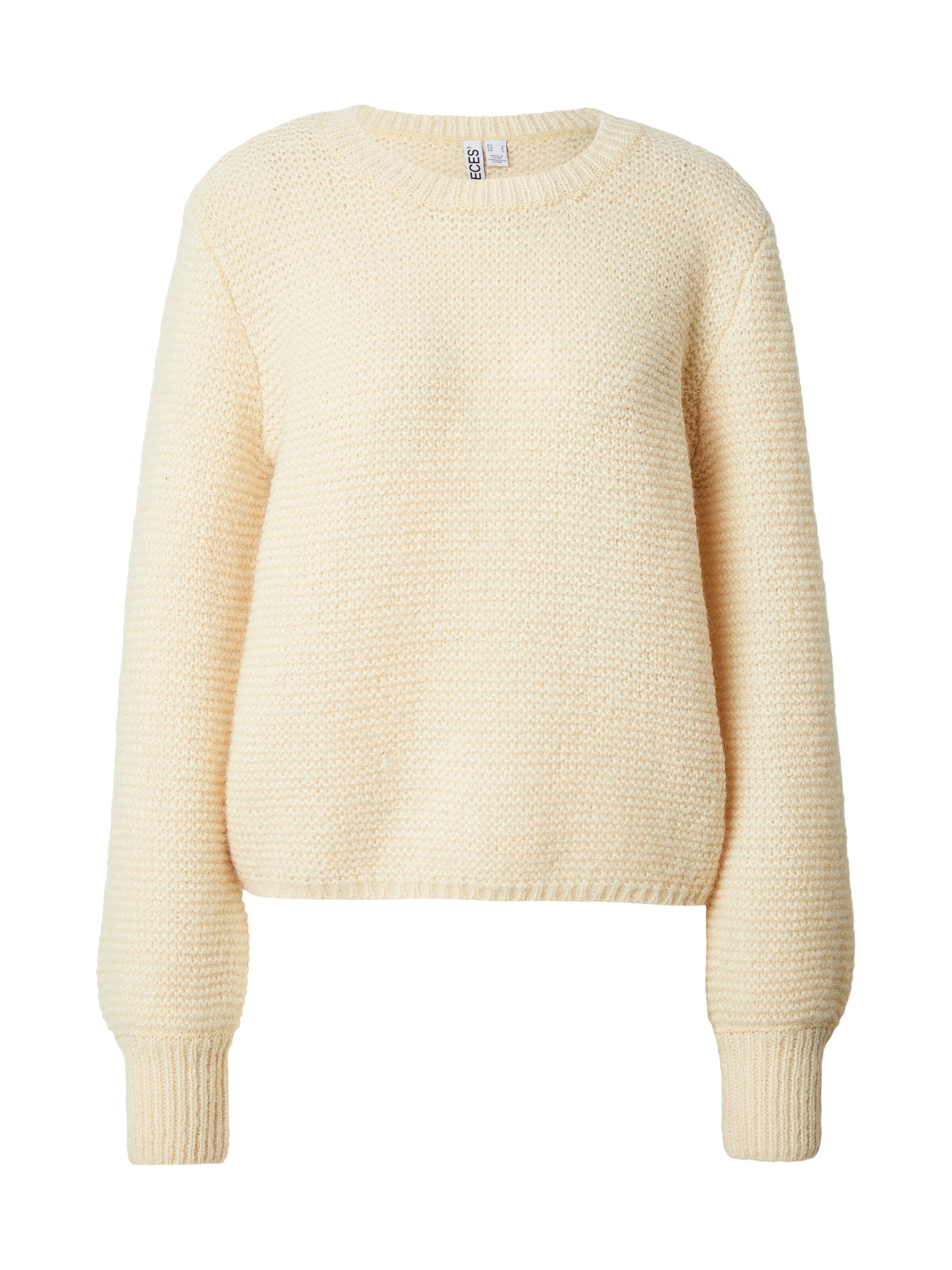 Pull-over 'PCRinna' PIECES en jaune : devant