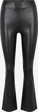 Only Petite - Acampanado Leggings 'STAR' en negro: frente