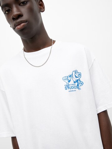 Pull&Bear T-Shirt in Weiß