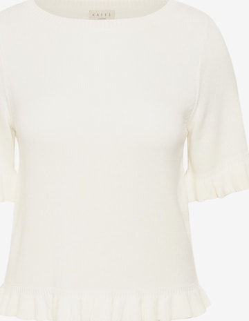 KAFFE CURVE - Pullover 'KCLindsy' em branco: frente