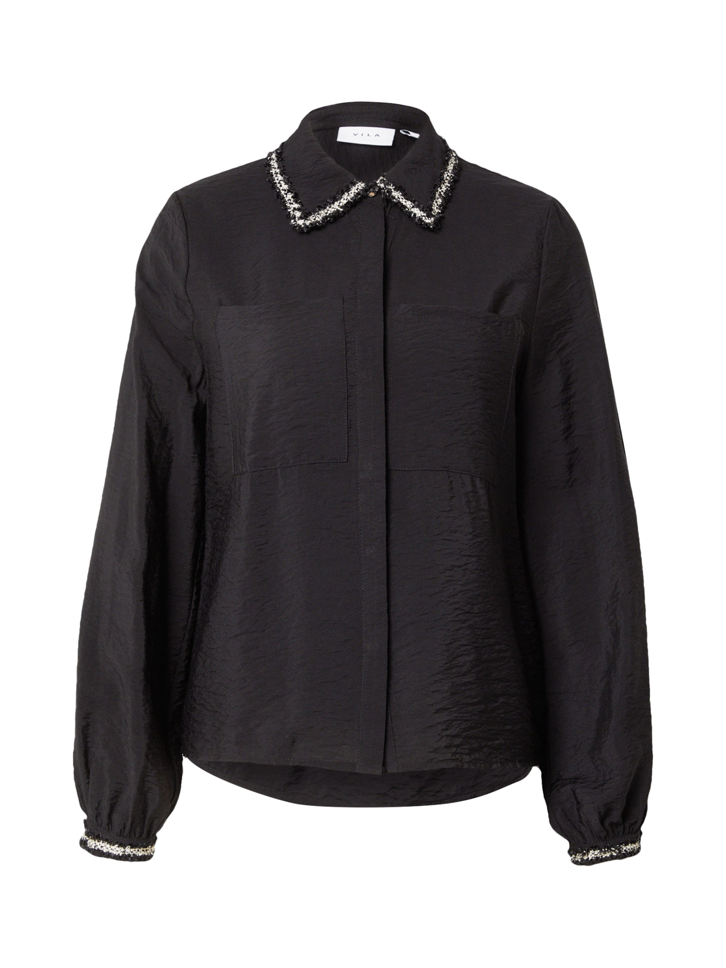 VILA - Blusa 'VIDogma' en negro: frente