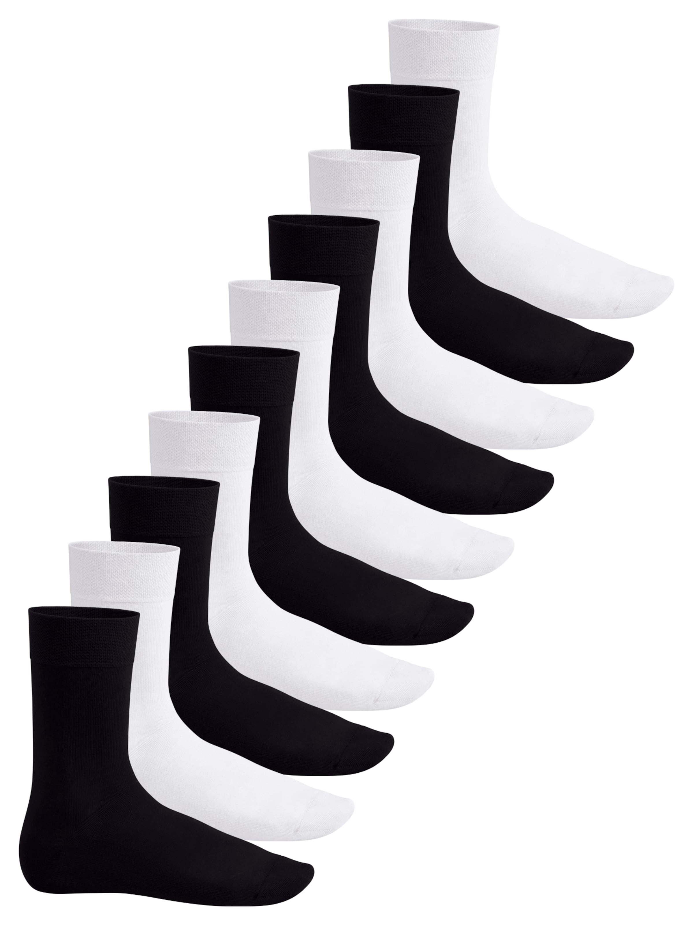 footstar Socken 'EVERYDAY!'‌‌‌‌ in Weiß: Vorderseite