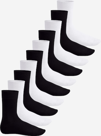 footstar Socken 'EVERYDAY!' in Weiß: Vorderseite