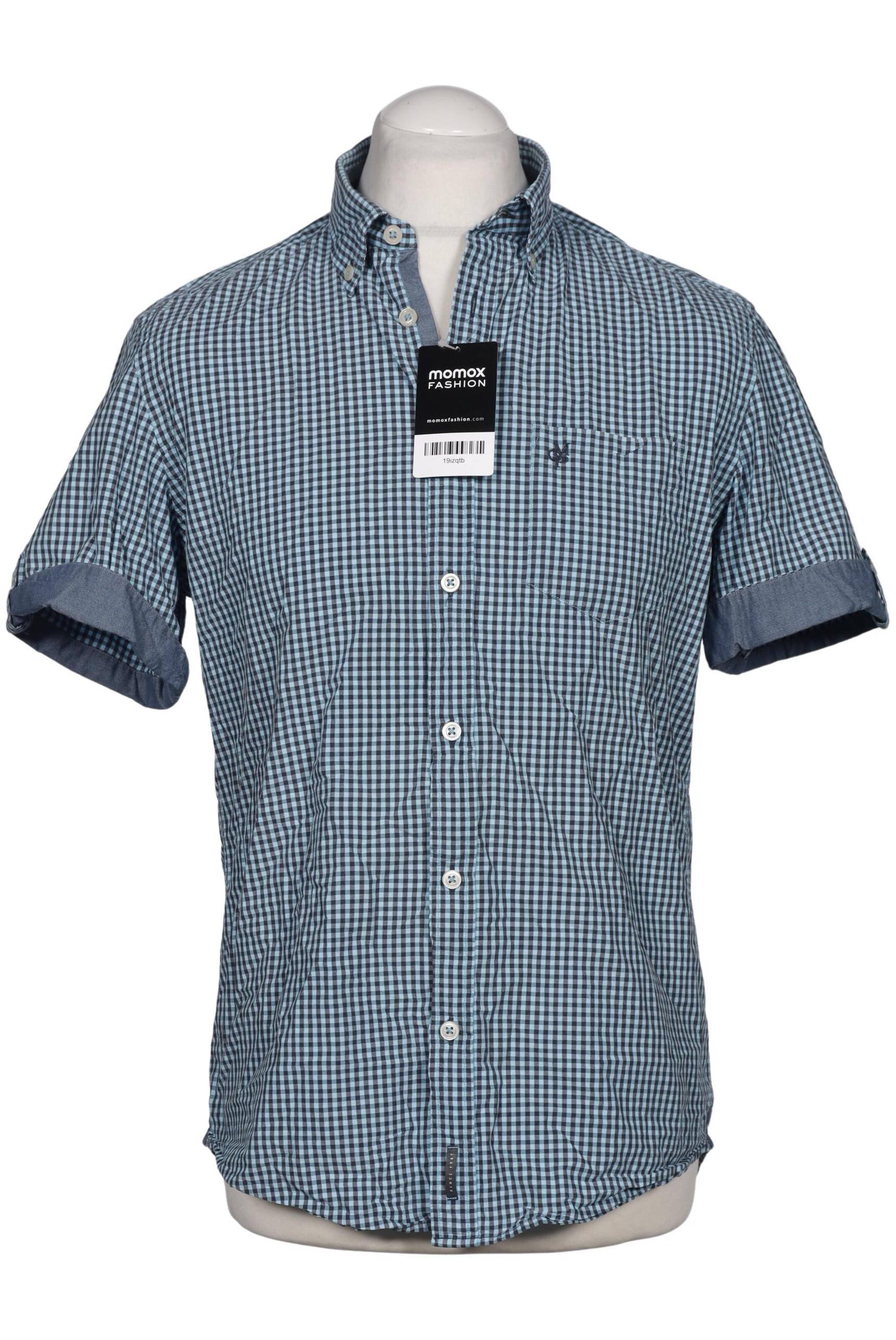 Marc O'Polo Button Up Shirt in M in Blue: front