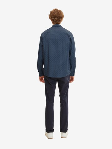 TOM TAILOR Regular Fit Hemd in Blau