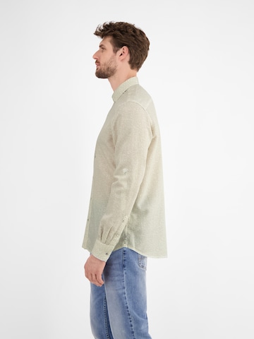 LERROS Comfort fit Button Up Shirt in Green