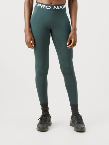 zaļš NIKE Šaurs Sporta bikses 'Pro': no priekšpuses