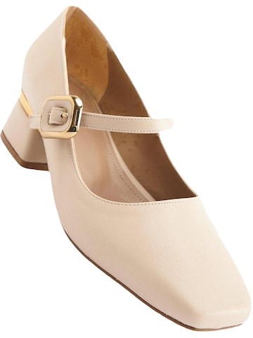 Limoya Slingback Pumps 'Abby' in Beige: front