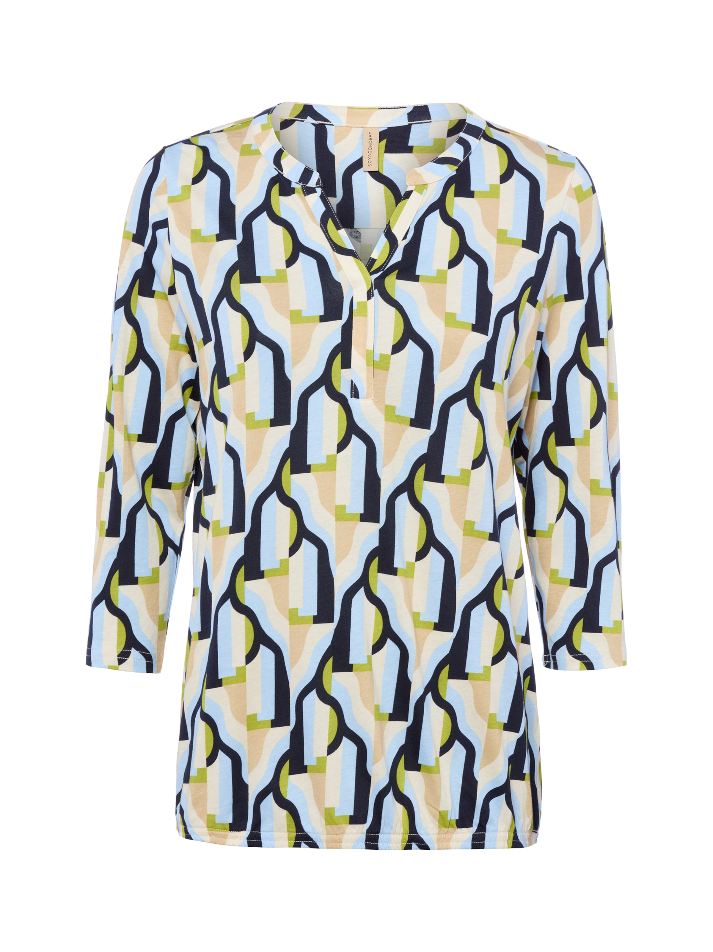 Soyaconcept Shirt Felicity in Blau: Vorderseite