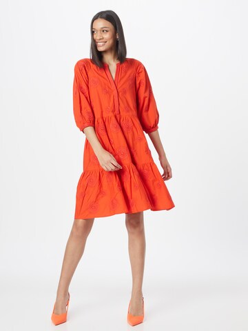 Robe-chemise Flowers for Friends en orange