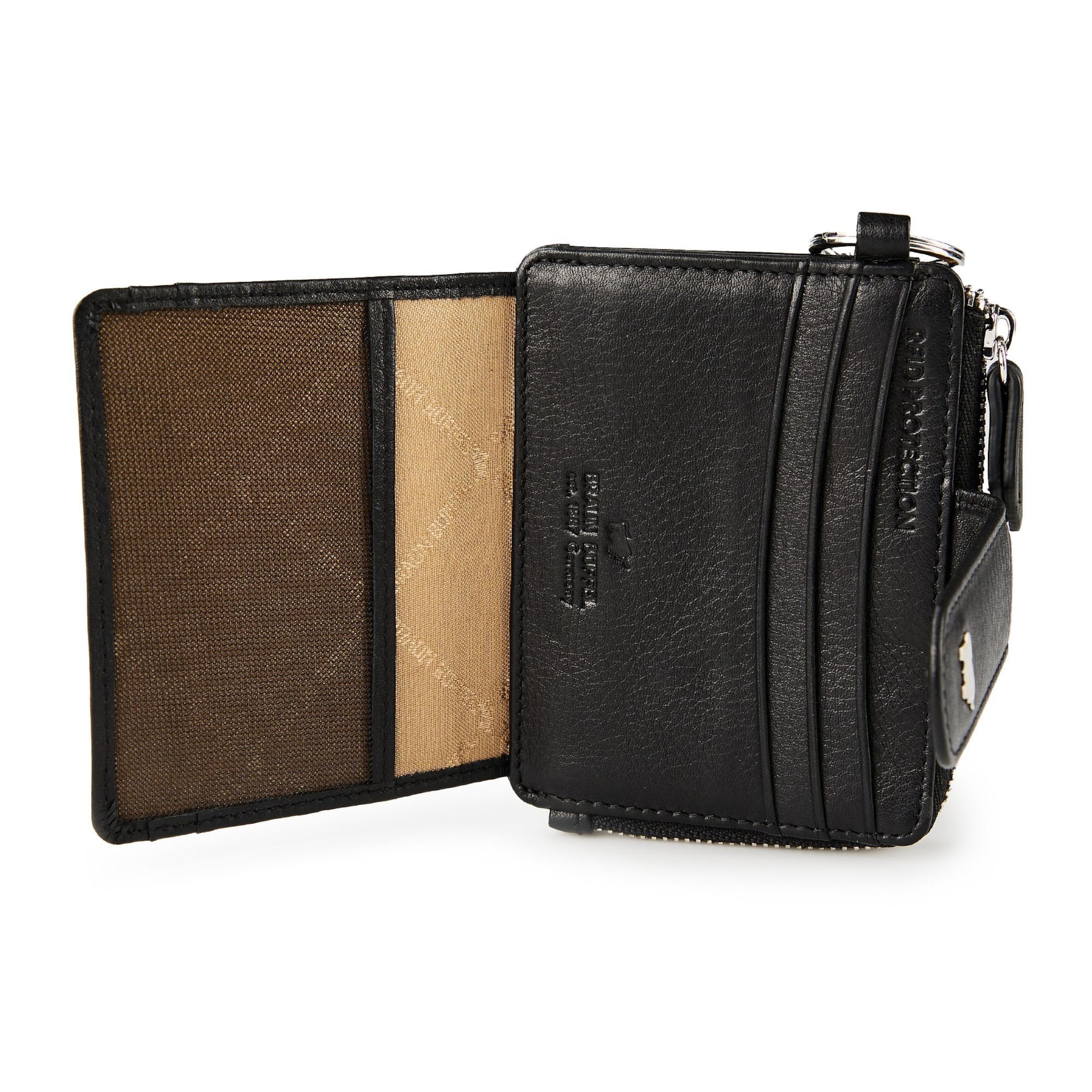 Porte-monnaies 'Joy' Braun Büffel en noir