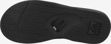 REEF Beach & Pool Shoes 'Fanning' in Black