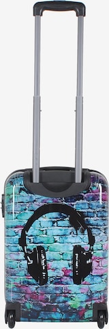 Saxoline Suitcase 'Headphone' in Blue