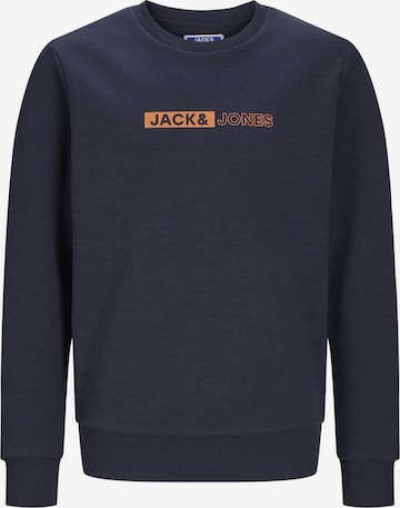 Sweat Jack & Jones Junior en bleu : devant