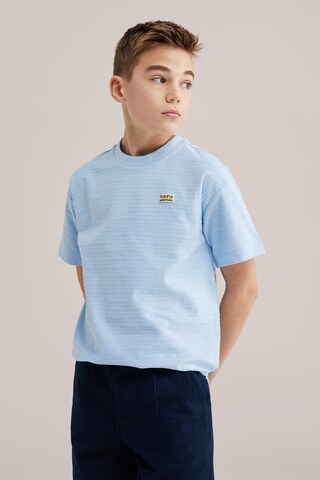 WE Fashion T-Shirt in Blau: Vorderseite