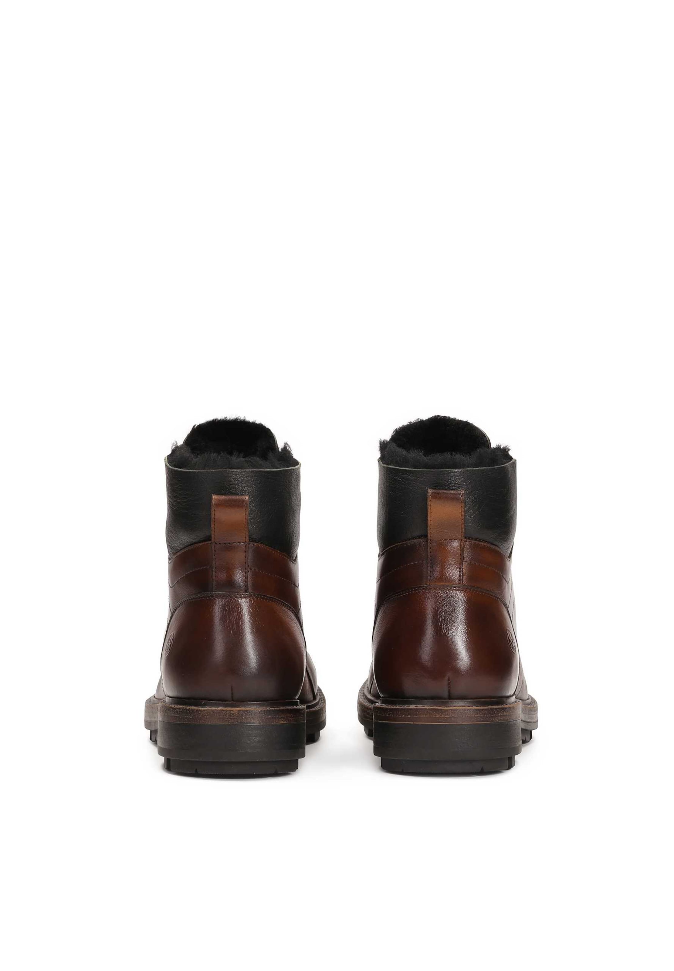 Kazar Боти с връзки в кафяво