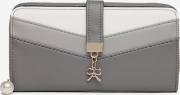 Miss Lulu Wallet in Grey: front