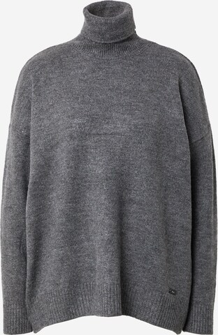 Pull-over oversize 'Niyeta' LTB en gris : devant