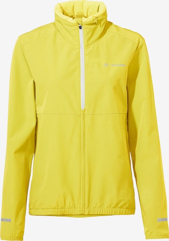 VAUDE Sportjacke 'W Cyclist Air J' in Gelb: Vorderseite