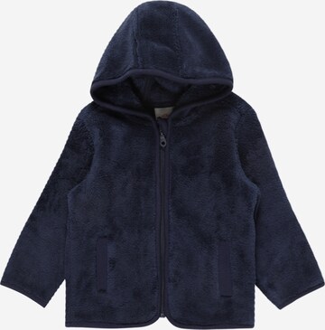 s.Oliver Fleece jas in Blauw: voorkant