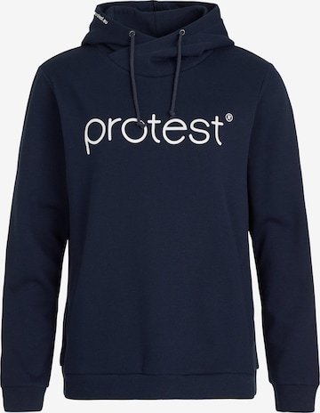 PROTEST Sweater 'CLASSIC LOGO HOODY' in Blue: front