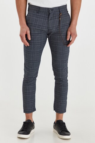 !Solid Slimfit Chino 'TRAVIS' in Grijs: voorkant