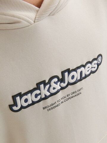 Jack & Jones Junior Sweatshirt 'VESTERBRO NEWTON' i beige