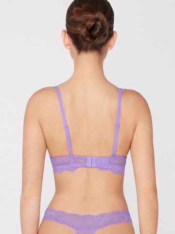 Tezenis Triangle Bra 'Havana' in Purple