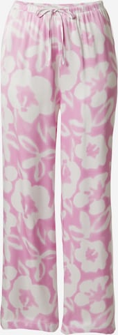 Wide Leg Pantalon 'Anneli' EDITED en rose : devant