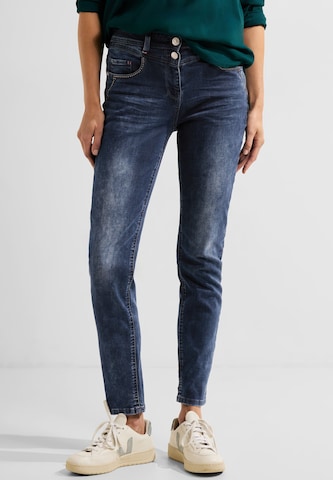 CECIL Slimfit Jeans in Blau