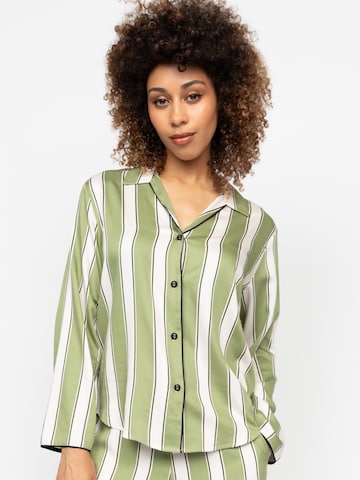 Cyberjammies Slaapshirt 'Nancy' in Groen: voorkant