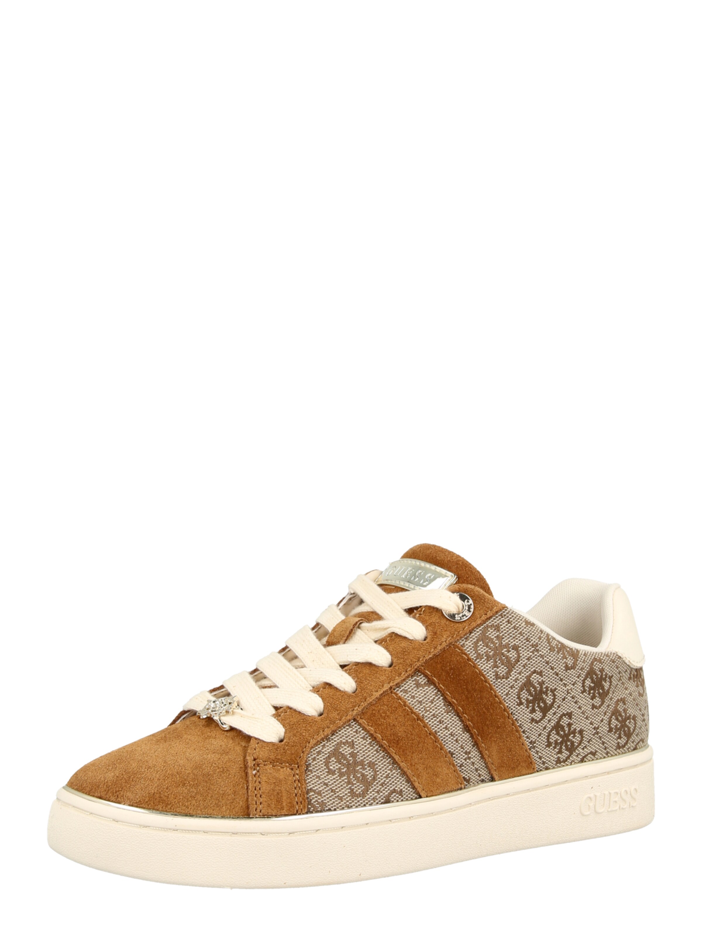 GUESS - Zapatillas deportivas bajas 'BARLIE2' en beige: frente