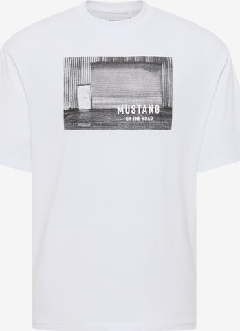 MUSTANG Shirt in White: front
