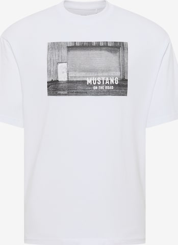 MUSTANG Shirt in Weiß: predná strana