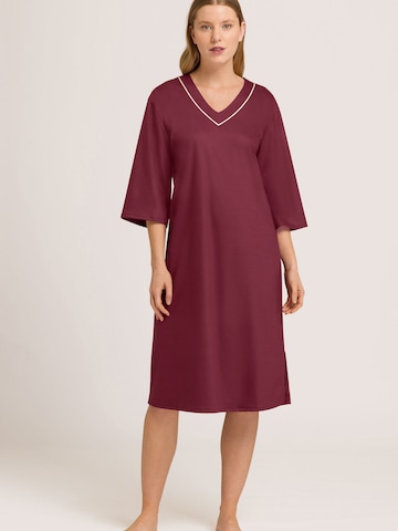 Hanro Nightgown ' Eleni ' in Red: front