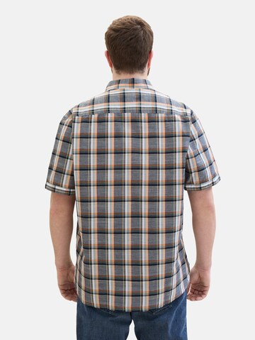 pilka TOM TAILOR Men + Standartinis modelis Marškiniai