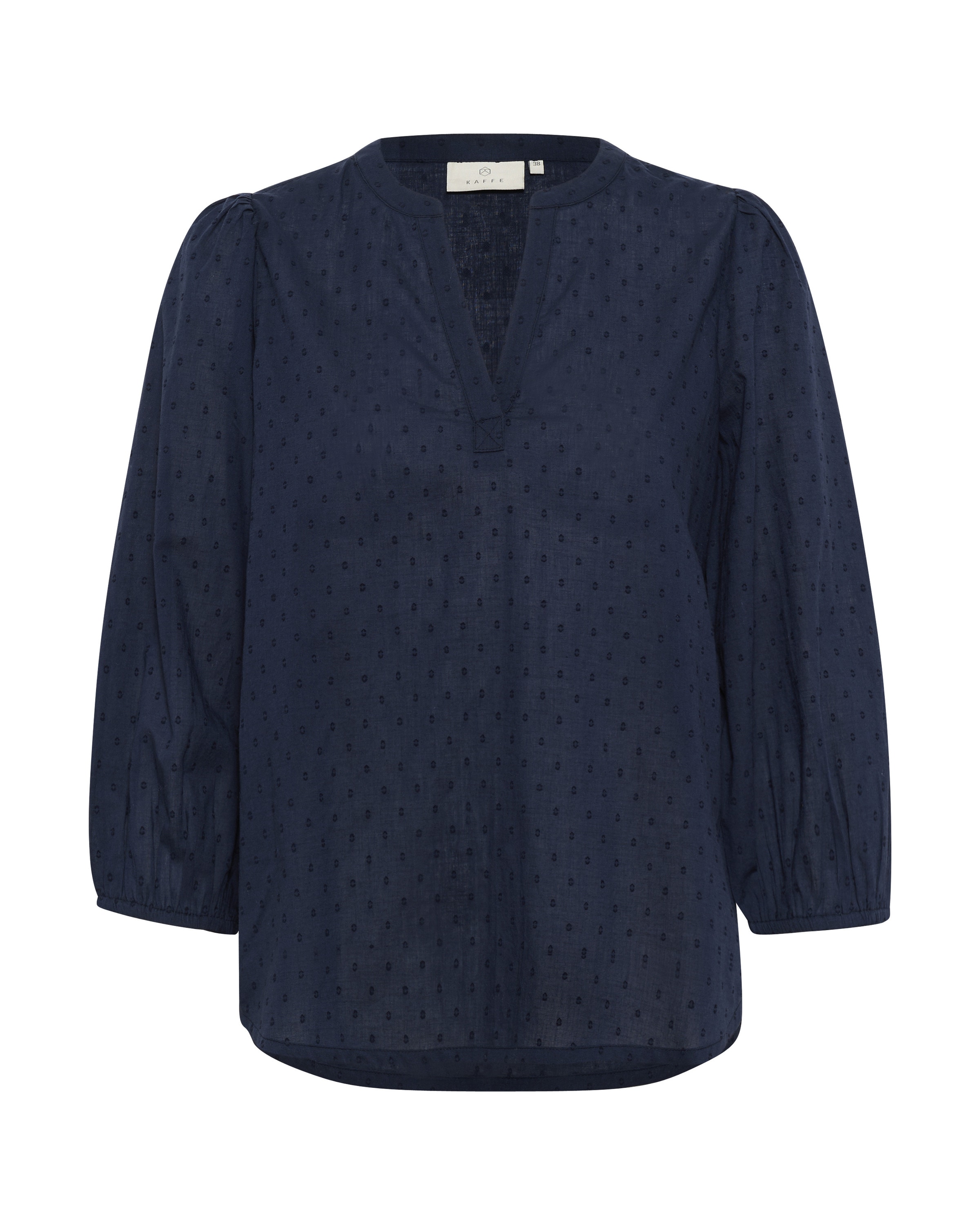 Kaffe Bluse in Blau: Vorderseite