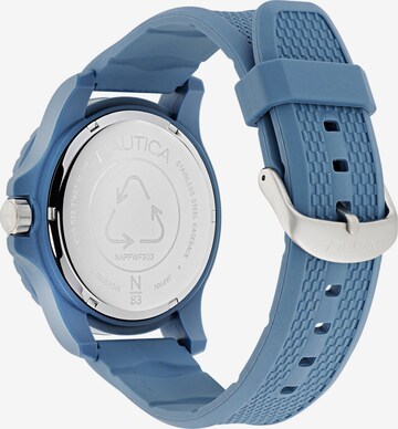 NAUTICA Analoog horloge 'FINN WORLD' in Zwart