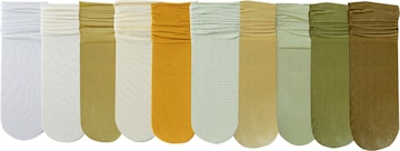 Millo Socks 'Colorful Viskose' in Green: front