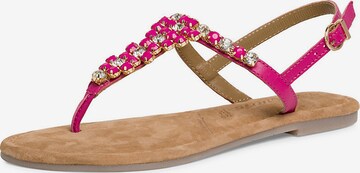 TAMARIS Sandal 'Woms' i rosa: framsida