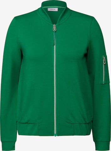 CECIL Between-Season Jacket in Green: front