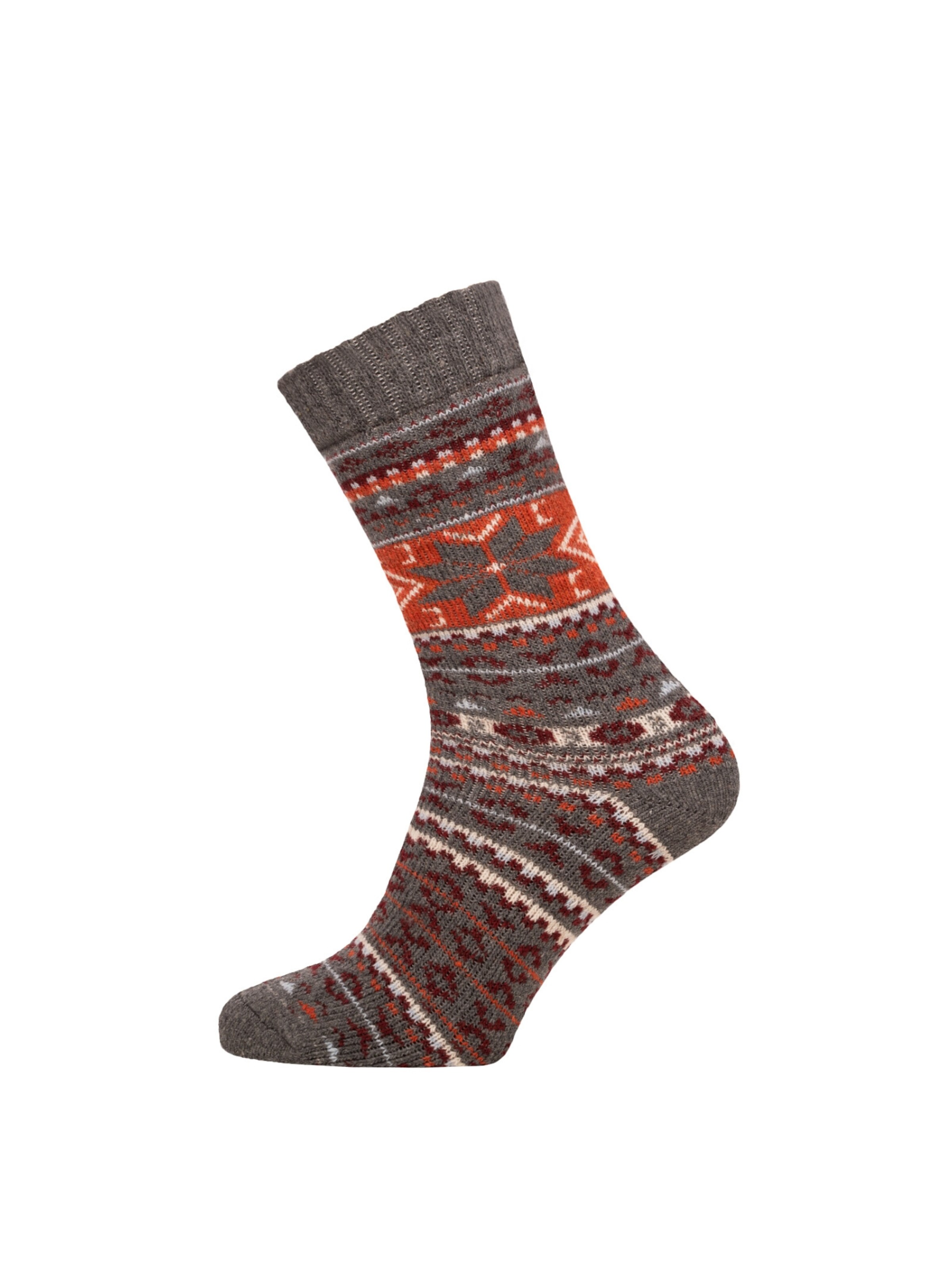 HomeOfSocks Socks 'HOS458' in Grey: front