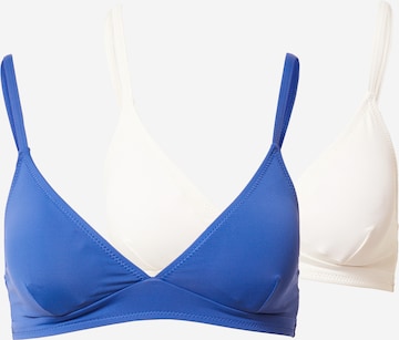 ONLY Triangel Bikinitop 'NITAN' in Blau: predná strana