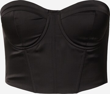 Misspap - Blusa en negro: frente