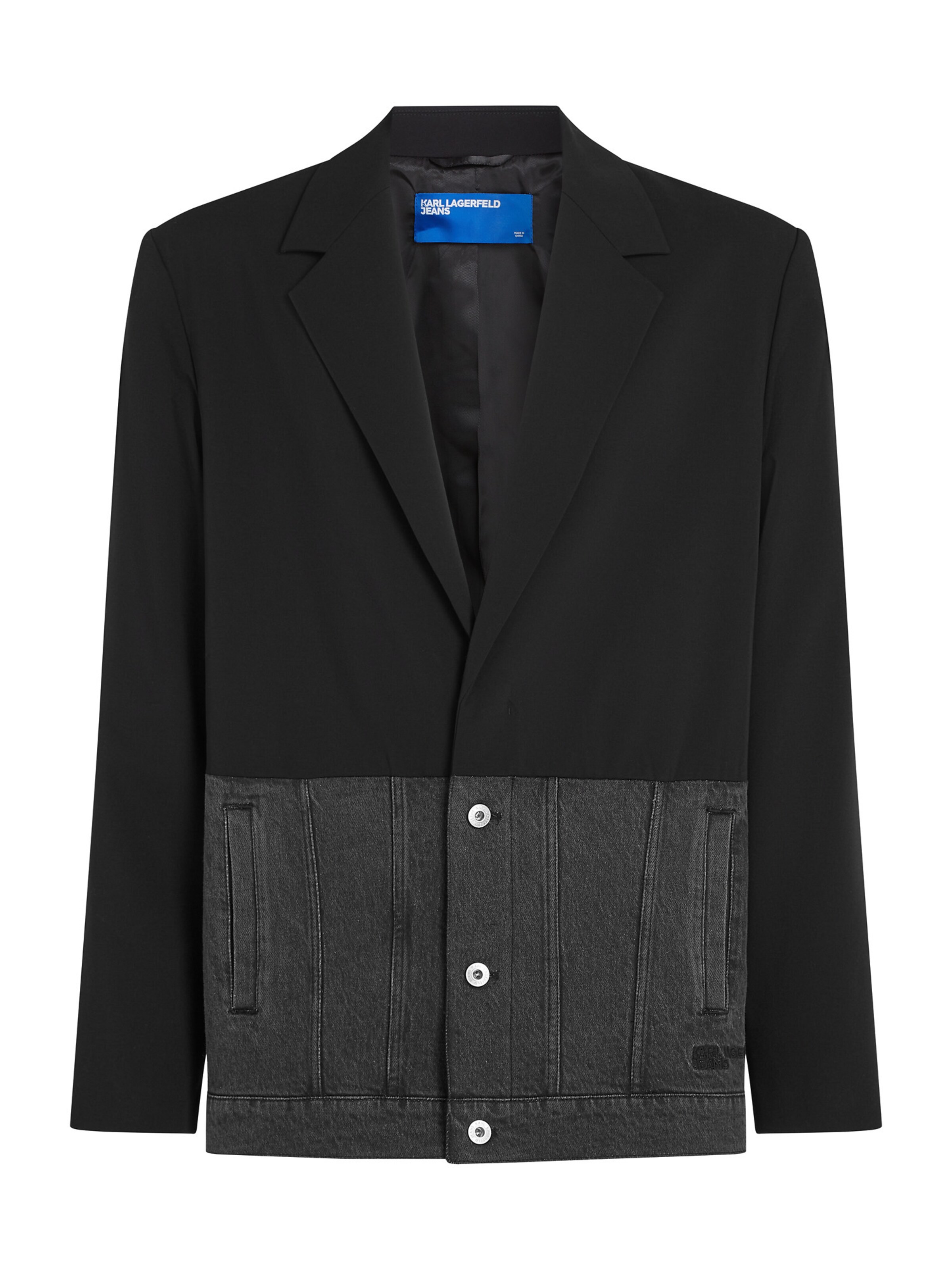KARL LAGERFELD JEANS Between-season jacket in Black: front