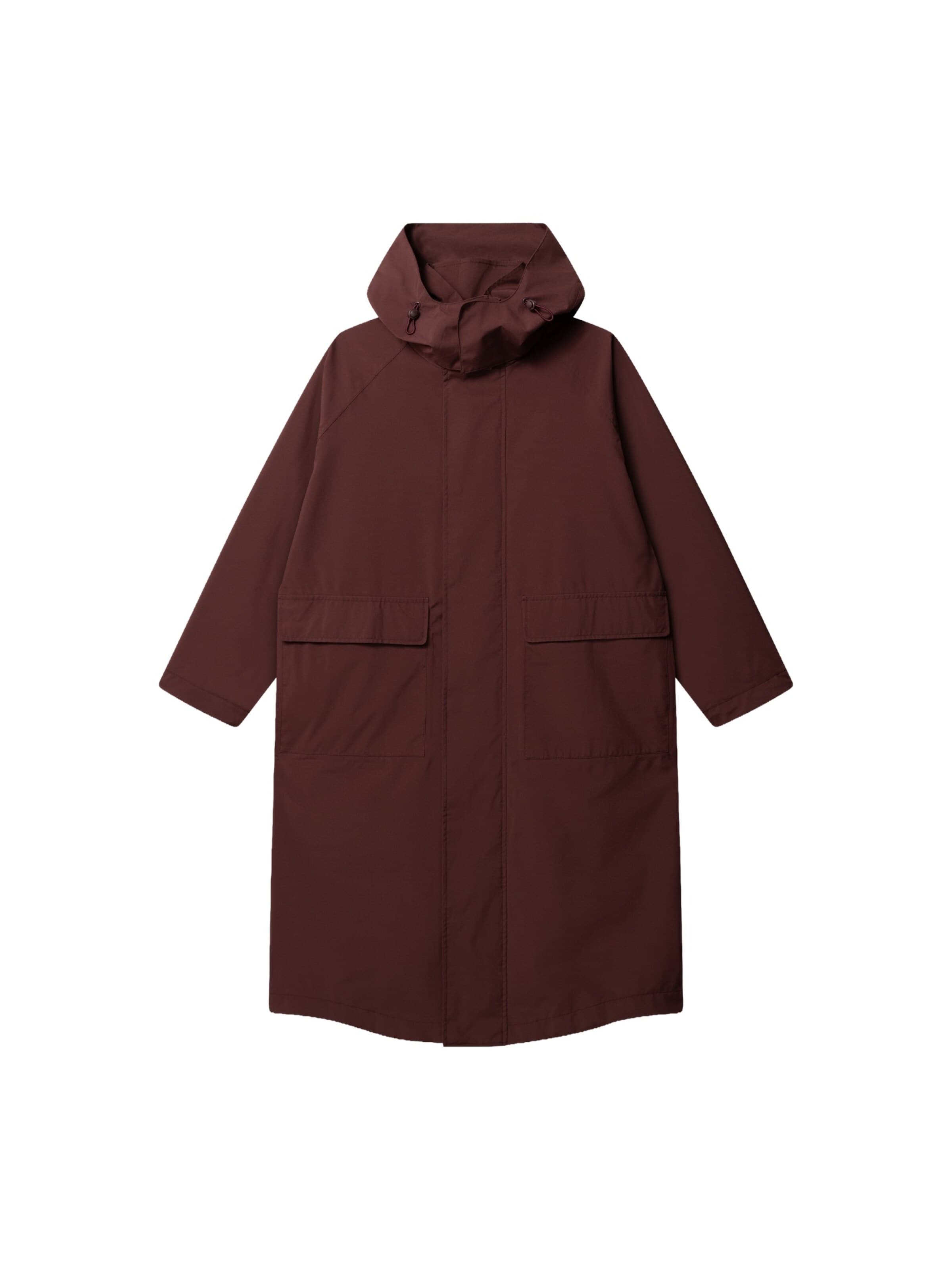 Kubota Overgangsparka 'Kubota Women's Oversized Rainjacket Waterproof Parka' i rød: forside