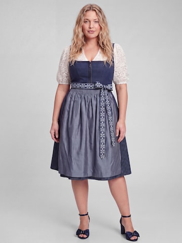 SPIETH & WENSKY Dirndl 'Käthe' in Blue