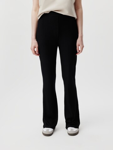 LeGer by Lena Gercke Flared Broek 'Ria' in Zwart: voorkant