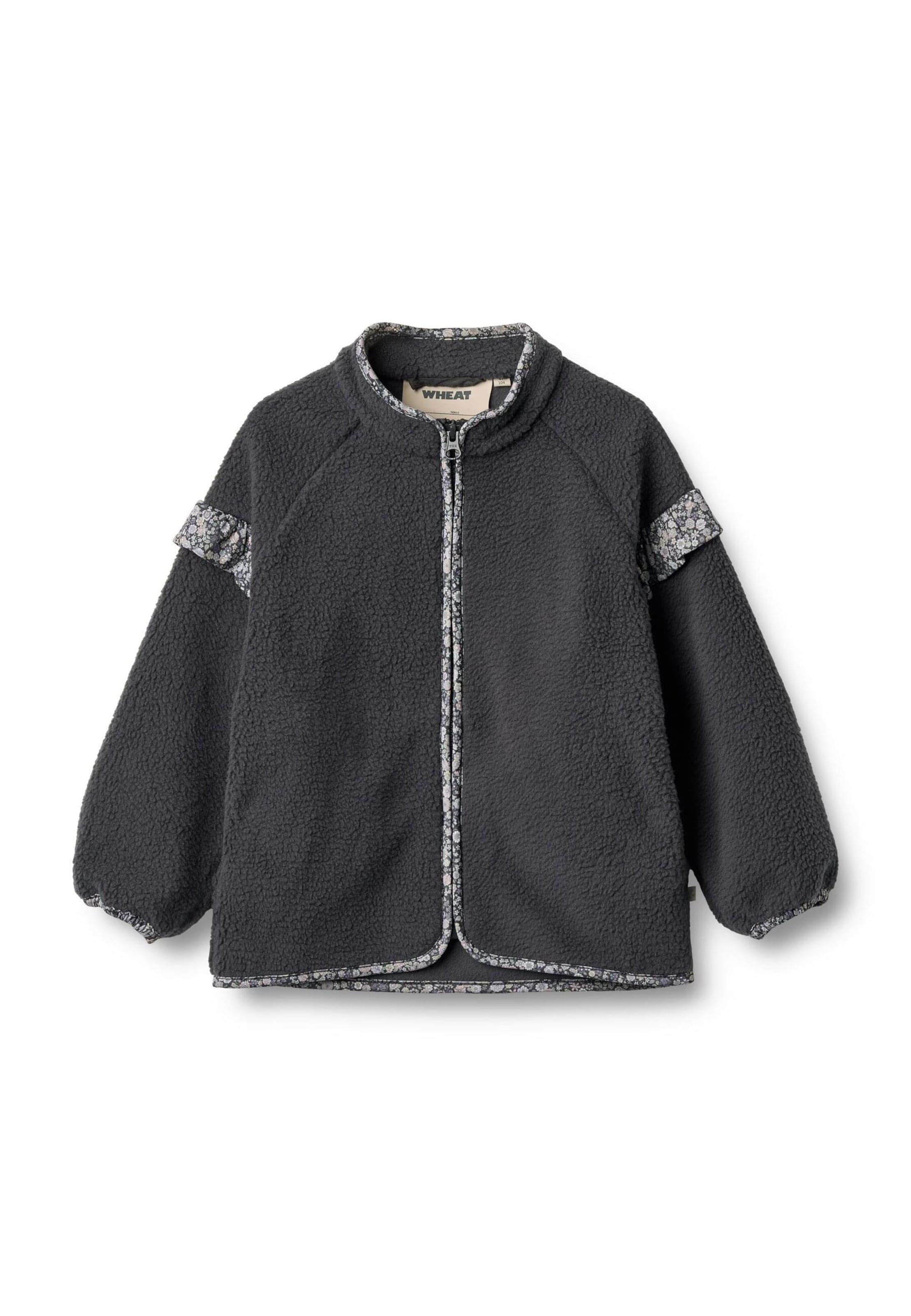 WHEAT Fleecová mikina 'Ellena' – šedá: přední strana